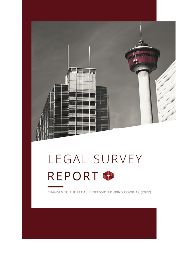 Cover of our 2022 Legal Survey Report