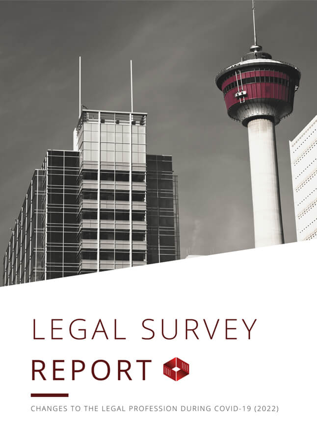 Cover of our 2022 Legal Survey Report